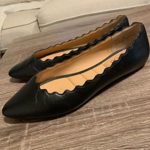 MeToo Scalloped Flats